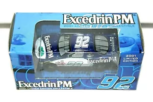 Jimmie Johnson Excedrin PM 92 2001 Edición Limitada Coleccionable Azul - Imagen 1 de 4