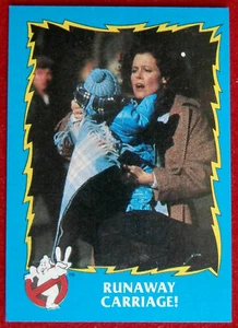 GHOSTBUSTERS II - Card #08 - RUNAWAY CARRIAGE - TOPPS 1989 - Picture 1 of 2