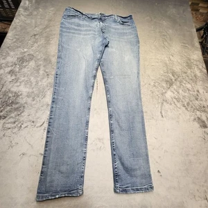 Levis 524 Skinny Jeans Womens 13 Blue Stretch Denim Mid Rise Skinny Fit 31x32 - Picture 1 of 11