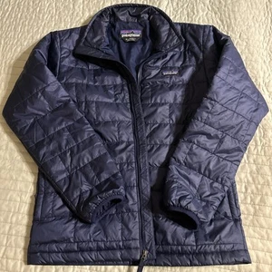 Child’s Navy Blue Patagonia Down Sweater jacket size Extra Large EUC - Picture 1 of 16