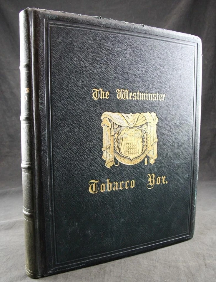 1887 WESTMINSTER TOBACCO BOX OVERSEERERS SOCIETY ST MARGARET JOHN + EPHEMERA - Image 1 of 1