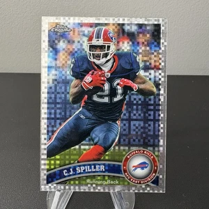 2011 Topps Chrome X-Fractor CJ Spiller #96 Buffalo Bills Card - Picture 1 of 2