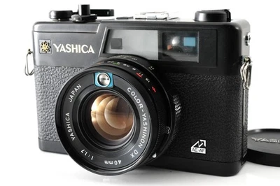 Yashica Electro 35 GX Black 35mm Film Camera Meter Works[ Near MINT ] JAPAN #368 - Image 1 of 4