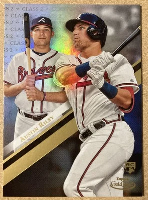 2019 Topps Gold Label - Austin Riley #60 Class 2 (RC) - Image 1 of 2
