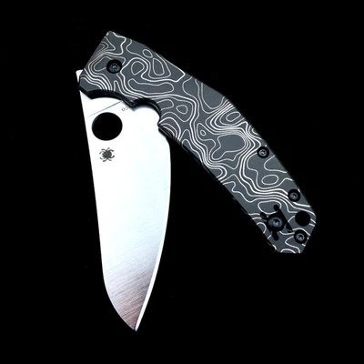 Spyderco C211TIP SpydieChef ~ Marcin Slysz Plain Edge Knife LC200N Steel Topo - Image 1 of 4