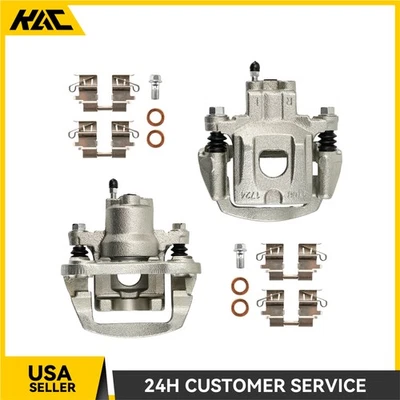 Pair Rear Brake Caliper w/ Bracket For Lexus RX350 RX330 RX400h 19B2782 19B2783 - Image 1 of 4