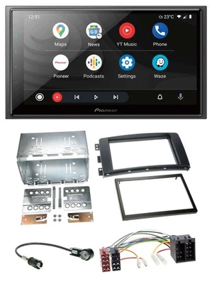 Pioneer USB 2DIN DAB MP3 Bluetooth Autoradio für Smart ForFour 04-06 ForTwo 07-1 - Bild 1 von 4