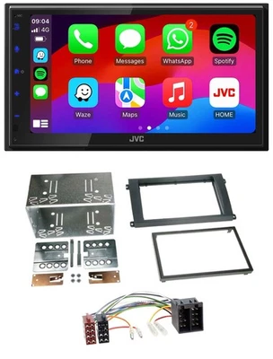 JVC Bluetooth USB MP3 2DIN DAB Autoradio für Porsche Cayenne 2002-2007 - Bild 1 von 4