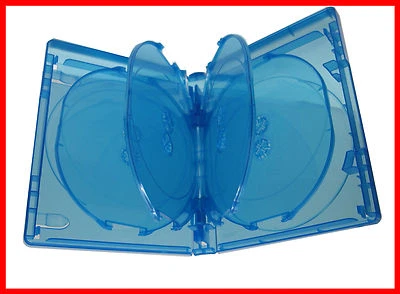 5 Pk VIVA ELITE Hold 8 Discs Multi Blu-Ray replacement case Box (8 Tray)  - Image 1 of 4