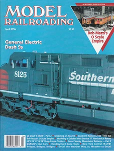 MODEL RAILROADING 4/96 BRIDGES, ACL E8, NYC FA1 FB1, BL3, D&RGW COAL, O SCALE - Picture 1 of 2