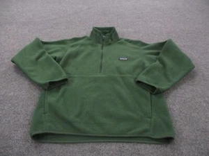 Patagonia Jacket Mens M Green Fleece Hiking Outdoor Synchilla Pullover Sweater - Picture 1 of 9