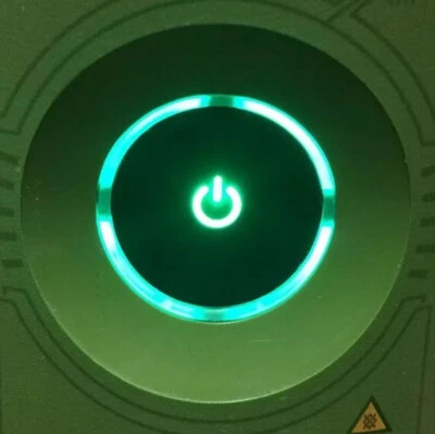 Custom Xbox 360 Bright Green ROL RF Board Ring Of Light / Power Button for PHAT - Image 1 of 2