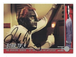 FRANK GORSHIN Star Trek TOS Skybox Season 3 Autograph Card #216 FREE SHIPPING! - Picture 1 of 2
