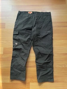 Pantalones Karl Fjallraven G-1000 de colección al aire libre cera varios bolsillos pantalones para hombre 58 - Imagen 1 de 12