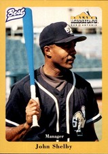 1996 San Antonio Missions Best #30 John Shelby Manager Baseball Card
