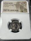 NGC VF Vespasien César 69-79 AD Empire romain AR denarius pièce d'argent 12 Césars