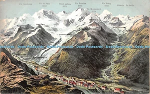 R265721 Mountain Map in Switzerland 14137 Pontresina und Berninagruppe Wehri A G - Imagen 1 de 4