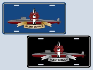 Deterrence Patrol Boomer Submarine License Plate SSN SSBN Auto Truck US vs USSR - Bild 1 von 1