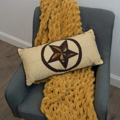New Texas Star Throw Pillow - 22 inch - Image 1 of 4