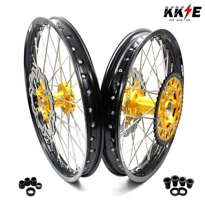Ruedas de tierra KKE 21/19 MX para SUZUKI RM125 RM250 1996 1997 1998 1999 2000 disco Foto 1 de 4