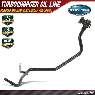 Turbocharger Coolant Line for Ford Explorer Flex Taurus Lincoln MKS MKT V6 3.5L - Image 1 of 4