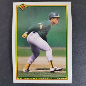 1990 Bowman Rickey Henderson #457
