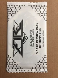 Paquete de vista previa Topps MLB Baseball Fire 2020 Aaron Judge Yankees en la parte superior ¡Nuevo sellado! - Imagen 1 de 2