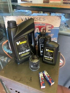 KIT TAGLIANDO HARLEY DAVIDSON VSPEC TWIN CAM TOURING 1999-2016 FILTRO NERO - Imagen 1 de 3