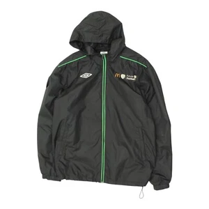 Chaqueta de entrenamiento Ireland FAI para hombre negra con capucha Umbro | Top de chándal de fútbol - Imagen 1 de 3