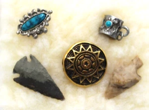 Aarowheads Beads and Turquoise - Picture 1 of 2