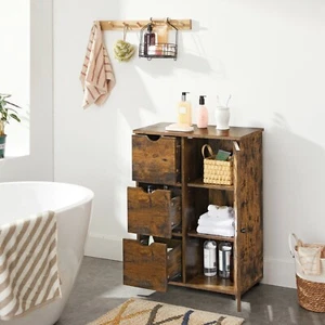 Badezimmerschrank Badschrank Sideboard Aufbewahrungsschrank Badezimmer BBK143X01 - Bild 1 von 10