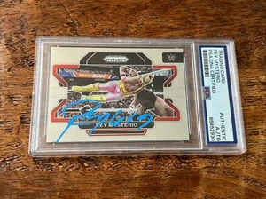 Rey Mysterio IP Signed Prizm Card Psa Dna Coa Slab Autographed WWE LWO - Picture 1 of 2
