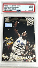 1993 Topps Stadium Club Shaquille O'neal 1st Day Issue #358 PSA 9 MINT