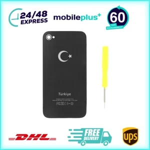 für iPhone 4s Akkudeckel Backcover schwarz Türkeilogo Rückseite - Bild 1 von 2