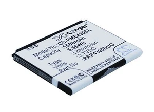 Batteria per Prestigio MultiPhone 4300 Duo PAP4300DUO 1500mAh NUOVA - Foto 1 di 5