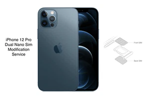 Apple iPhone 12 Pro Fizyczna modyfikacja Dual Sim A2408 A2341 Dwie karty Nano SIM - Zdjęcie 1 z 35