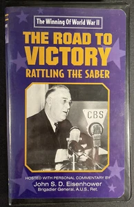 VHS - "The Road to Victory Rattling the Saber 1933-1941" (1995) Clamshell - Picture 1 of 3