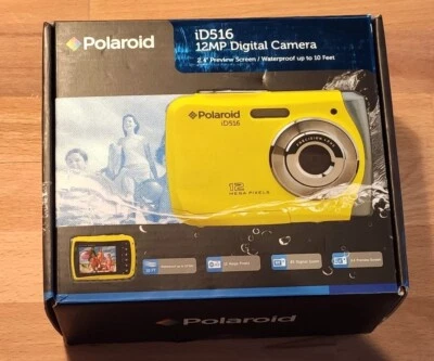 Digitalkamera POLAROID iD516++12.0 MP goldfarben++8x Digital Zoom++2.4" LCD - Bild 1 von 4