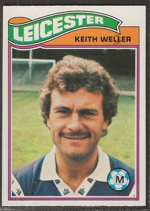 TOPPS-FOOTBALL (ORANGE BACK 1978)-#158- LEICESTER - KEITH WELLER