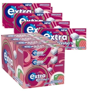 Gomma da masticare extra rinfrescante anguria lampone confezione 7 pezzi 19g - Foto 1 di 4