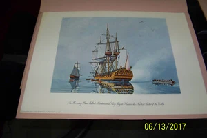 Special Edition Print for the US Revolution bicenntinel of the frigate Hancock - Picture 1 of 3