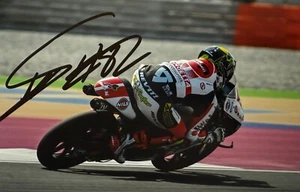 Foto firmada a mano por Stefano Nepa 6x4 Sic58 Squadra Corse MotoGP autógrafo 2025 - Imagen 1 de 1