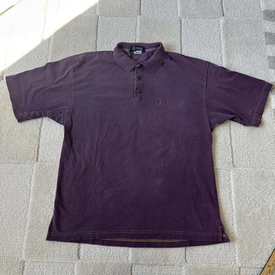 Vintage Rusty Brand Retro Short Sleeve Polo Shirt Men's size Large, 90s USA Made - Image 1 of 4