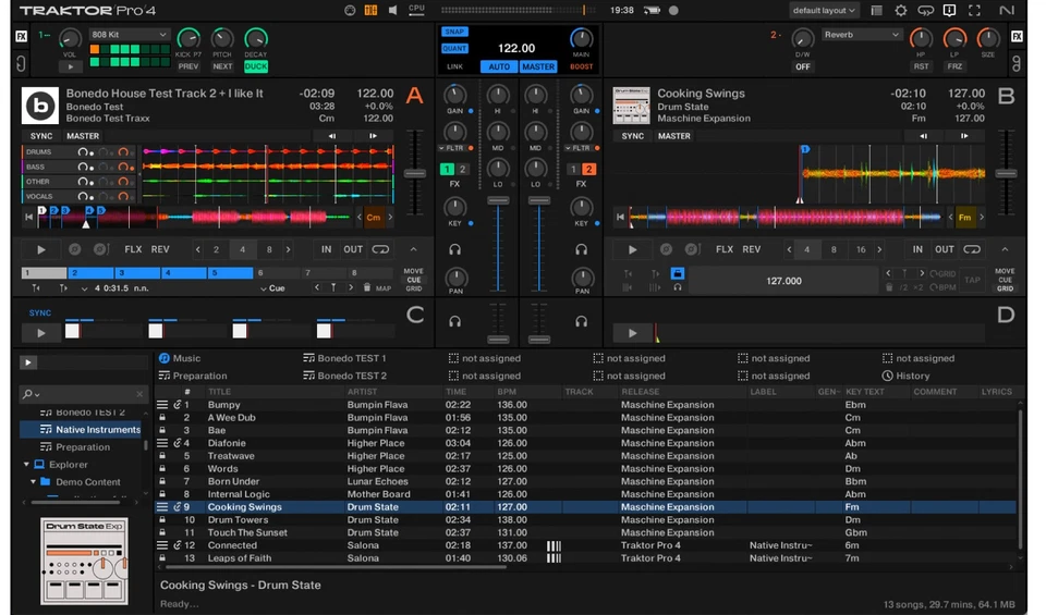 Native Instruments Traktor PRO 4 DJ Software Download - License Transfer - Bild 1 von 1