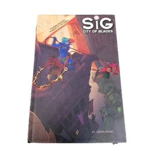 Sig City Of Blades RPG Roleplaying Game Genesis Of Legend Publishing Brand New - Picture 1 of 12