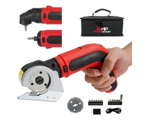 STEAD & FAST Red Electric Box Cutter 4V Cordless Electric Scissors for Cardboard - Picture 1 of 4