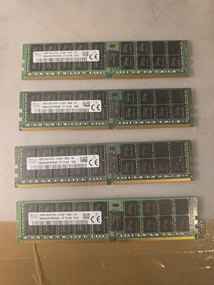 Lot 4. SK Hynix HMA42GR7MFR4N-TF 16gb Pc4-17000 Ddr4 ECC DIMM Server Memory - Image 1 of 4