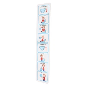 Potty Training Visual Schedule Independent Living Skills Step By Step Visual CHW - Picture 1 of 24