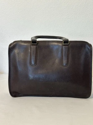 Coach Vintage New York City Leather  Briefcase Folio Messenger Bag Brown - Image 1 of 4