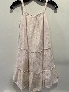 Zara Girl Pink Summer Dress Sz 8 - Picture 1 of 3